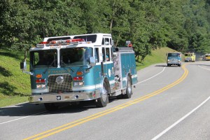 Tuscarora Fire Company Truck, Apparatus Parade, Tuscarora, 7-26-2014 (62)
