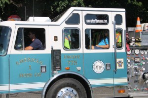 Tuscarora Fire Company Truck, Apparatus Parade, Tuscarora, 7-26-2014 (67)