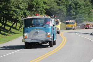 Tuscarora Fire Company Truck, Apparatus Parade, Tuscarora, 7-26-2014 (69)