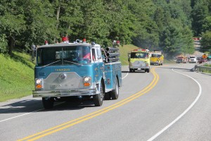 Tuscarora Fire Company Truck, Apparatus Parade, Tuscarora, 7-26-2014 (70)