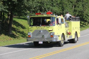 Tuscarora Fire Company Truck, Apparatus Parade, Tuscarora, 7-26-2014 (78)