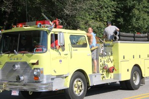 Tuscarora Fire Company Truck, Apparatus Parade, Tuscarora, 7-26-2014 (80)