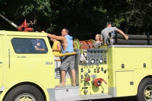 Tuscarora Fire Company Truck, Apparatus Parade, Tuscarora, 7-26-2014 (82)