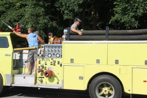 Tuscarora Fire Company Truck, Apparatus Parade, Tuscarora, 7-26-2014 (84)