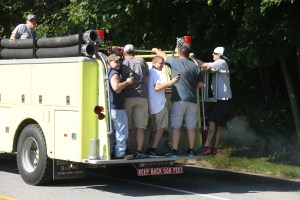 Tuscarora Fire Company Truck, Apparatus Parade, Tuscarora, 7-26-2014 (85)