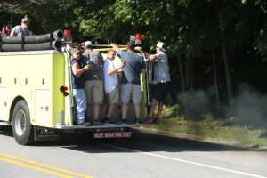 Tuscarora Fire Company Truck, Apparatus Parade, Tuscarora, 7-26-2014 (86)