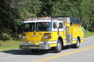 Tuscarora Fire Company Truck, Apparatus Parade, Tuscarora, 7-26-2014 (87)