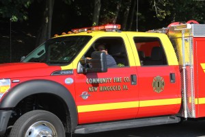 Tuscarora Fire Company Truck, Apparatus Parade, Tuscarora, 7-26-2014 (96)