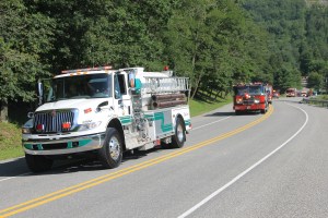 Tuscarora Fire Company Truck, Apparatus Parade, Tuscarora, 7-26-2014 (99)