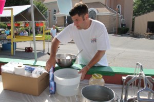 Volunteers, St. Joseph Parish Festival, St. Joseph's Church, Summit Hill, 7-20-2014 (13)
