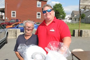 Volunteers, St. Joseph Parish Festival, St. Joseph's Church, Summit Hill, 7-20-2014 (14)