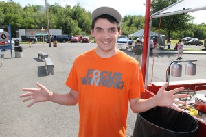 Volunteers, St. Joseph Parish Festival, St. Joseph's Church, Summit Hill, 7-20-2014 (5)