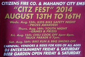 8-13-2014, Citz Fest, Mahanoy City