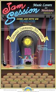 8-14-2014, Jam Session, 2nd Thursday of the Month, TCAC, Tamaqua