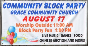 8-17-2014, Community Block Party, Grace Community Church, Lansford