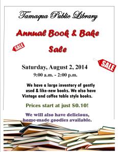 8-2-2014, Annual Book and Bake Sale, Public Library, Tamaqua (2)