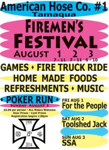 8-2-2014, Firemen's Festival, Block Party, American Hose Company, Tamaqua