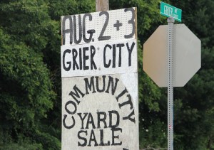 8-2-2014,Grier City 2-Day Community Yard Sale