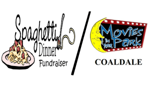 8-22-2014, spaghetti dinner fundraiser and Movie in the Park, Coaldale