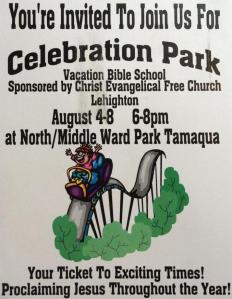 8-4-2014, Vacation Bible School, North and Middle Ward Playground, Tamaqua