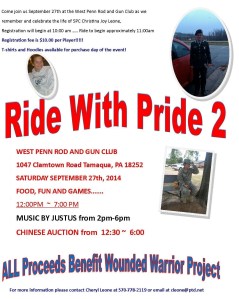 9-27-2014, Ride With Pride 2, West Penn Rod and Gun Club, West Penn