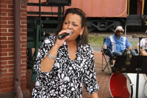 BC Combo performs, Chamber of Comerce Concert Series, Train Station, Tamaqua, 8-21-2014 (10)