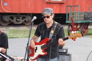 BC Combo performs, Chamber of Comerce Concert Series, Train Station, Tamaqua, 8-21-2014 (11)