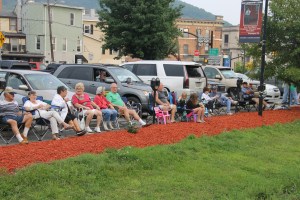 BC Combo performs, Chamber of Comerce Concert Series, Train Station, Tamaqua, 8-21-2014 (2)