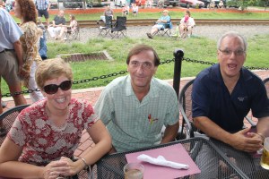 BC Combo performs, Chamber of Comerce Concert Series, Train Station, Tamaqua, 8-21-2014 (22)