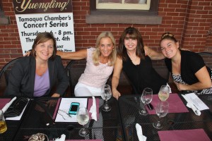 BC Combo performs, Chamber of Comerce Concert Series, Train Station, Tamaqua, 8-21-2014 (23)