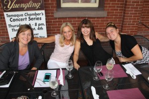 BC Combo performs, Chamber of Comerce Concert Series, Train Station, Tamaqua, 8-21-2014 (24)