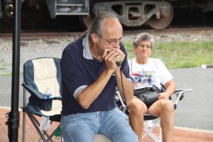 BC Combo performs, Chamber of Comerce Concert Series, Train Station, Tamaqua, 8-21-2014 (26)