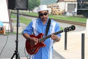 BC Combo performs, Chamber of Comerce Concert Series, Train Station, Tamaqua, 8-21-2014 (28)
