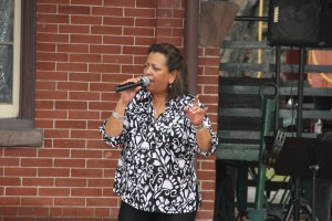 BC Combo performs, Chamber of Comerce Concert Series, Train Station, Tamaqua, 8-21-2014 (7)