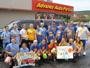 Car Wash Fundraiser, Marian Fillies Basketball Team, Advanced Auto, Tamaqua, 8-16-2014 (25)