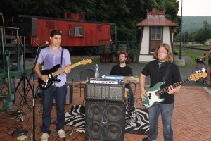 Christopher Dean Band Concert, Chamber Summer Concert Series, Train Station, Tamaqua, 7-31-2014 (4)
