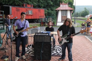 Christopher Dean Band Concert, Chamber Summer Concert Series, Train Station, Tamaqua, 7-31-2014 (5)