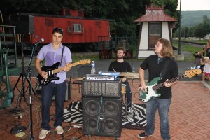 Christopher Dean Band Concert, Chamber Summer Concert Series, Train Station, Tamaqua, 7-31-2014 (7)