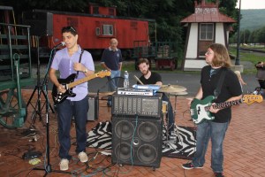 Christopher Dean Band Concert, Chamber Summer Concert Series, Train Station, Tamaqua, 7-31-2014 (8)
