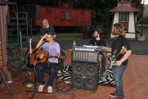 Christopher Dean Band Concert, Chamber Summer Concert Series, Train Station, Tamaqua, 7-31-2014 (9)