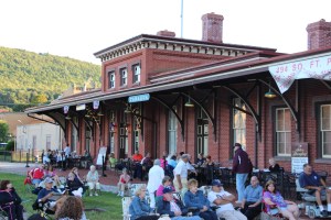 Coal County Express performs, Concert, Chamber Summer Concert Series, Train Station, Tamaqua (5)