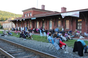 Coal County Express performs, Concert, Chamber Summer Concert Series, Train Station, Tamaqua (6)