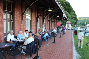 Coal County Express performs, Concert, Chamber Summer Concert Series, Train Station, Tamaqua (9)