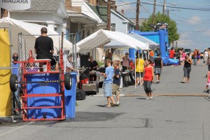 Community Block Party and Chinese Auction, Grace Community Church, Lansford, 8-17-2014 (2)