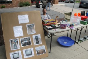 Community Yard Sale, Sidewalk Sale, via Chamber of Commerce, Tamaqua, 8-2-2014 (1)