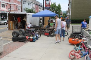 Community Yard Sale, Sidewalk Sale, via Chamber of Commerce, Tamaqua, 8-2-2014 (17)