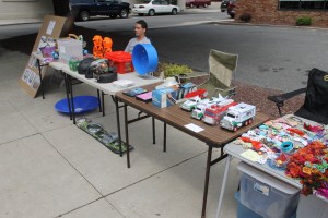 Community Yard Sale, Sidewalk Sale, via Chamber of Commerce, Tamaqua, 8-2-2014 (2)
