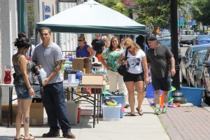 Community Yard Sale, Sidewalk Sale, via Chamber of Commerce, Tamaqua, 8-2-2014 (38)