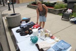 Community Yard Sale, Sidewalk Sale, via Chamber of Commerce, Tamaqua, 8-2-2014 (5)