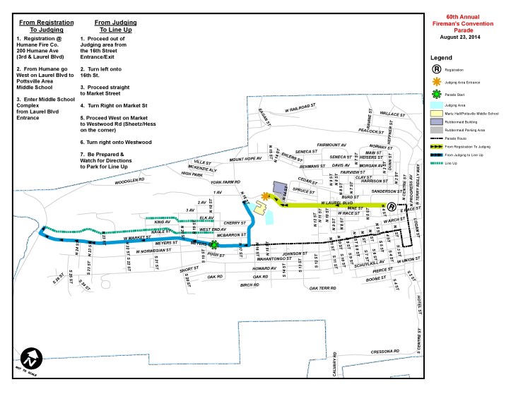 Convention Packet, 2014 Schuylkill County Volunteer Firefighter's Convention, Parade, Pottsville7